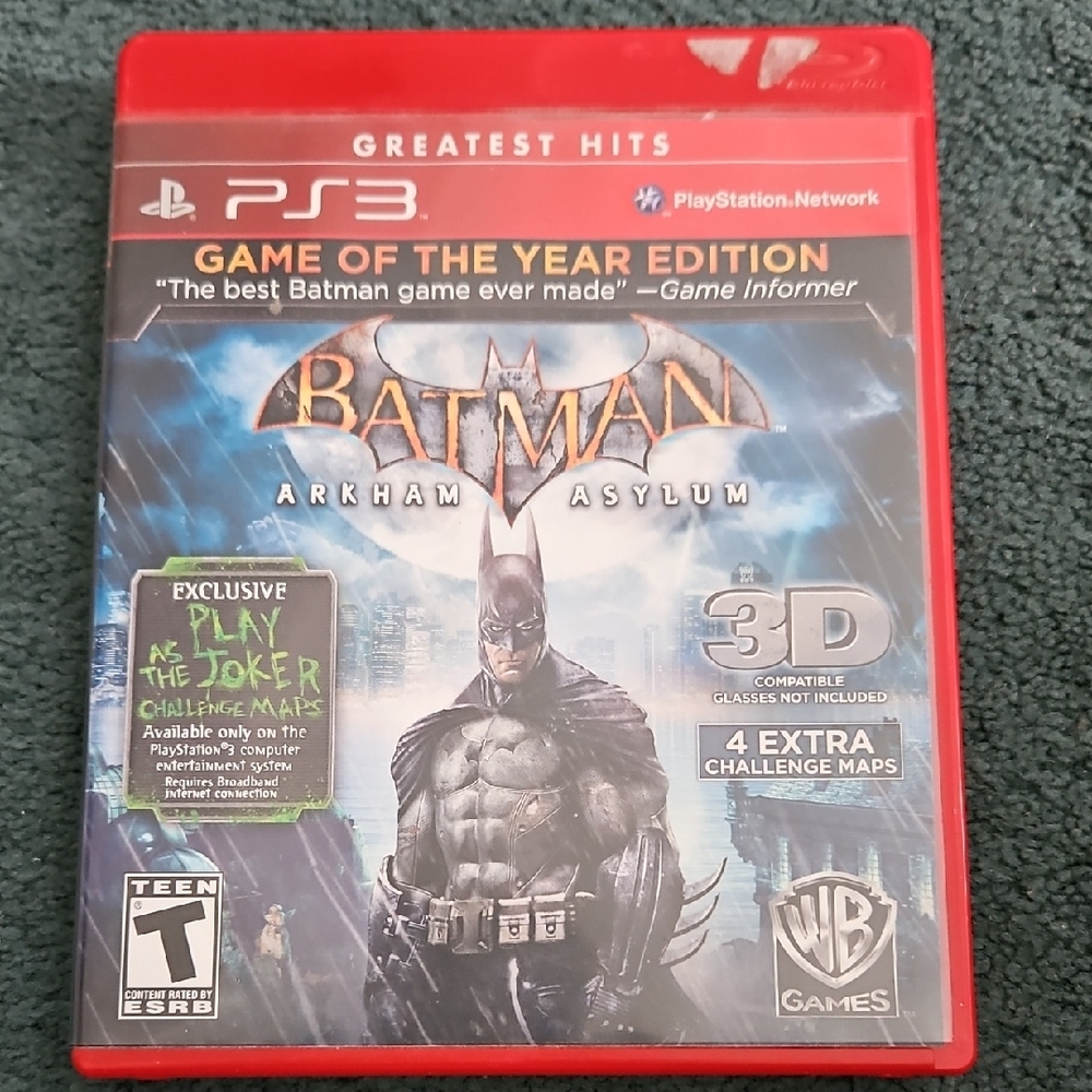Sony PS3 Batman: Arkham Asylum Greatest Hits